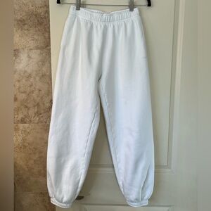 Aritzia White Sweatpants
